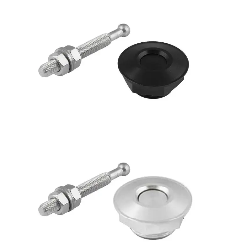 

090E Quick for Latch Hood Pins Universal Quick Release for Latch Push Button Quick Release Bonnet Pin Lock Clip