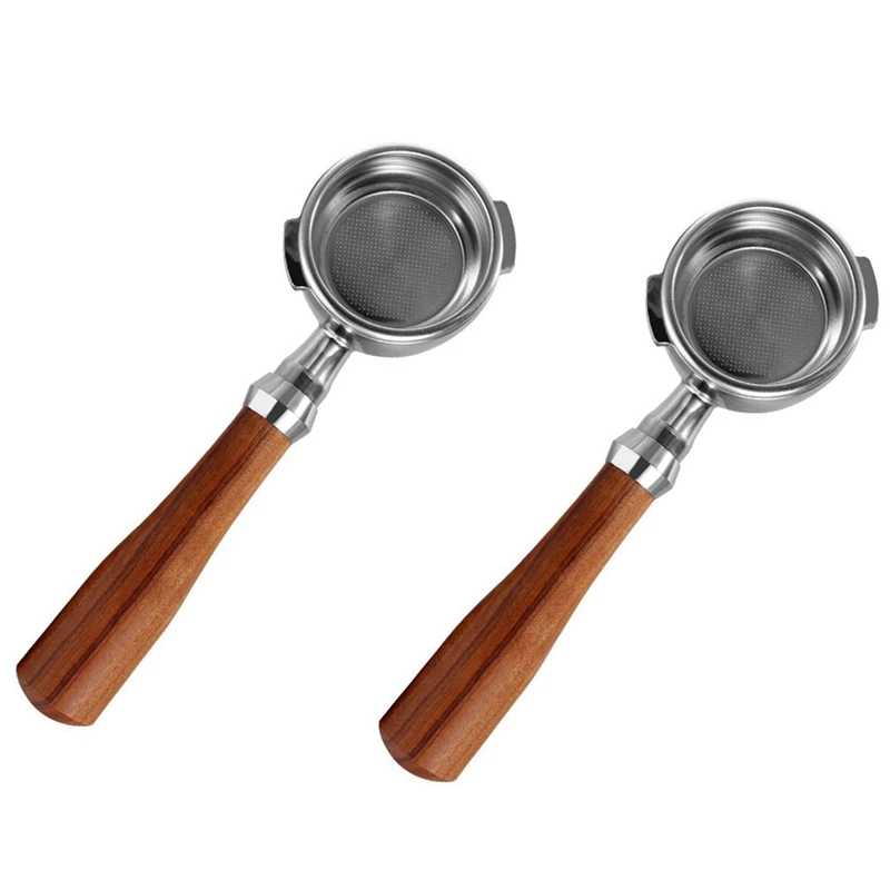

2Pcs 58Mm Coffee Bottomless Portafilter For GAGGIA Filter Basket Replacement Espresso Machine Accessory Coffee Tool B
