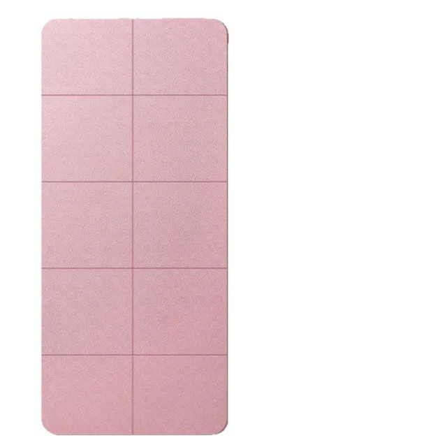 Eco-Friendly TPE Foldable Yoga Mat Double-Sided Non-Slip Travel Fitness Exercise Mat for Pilates and Floor Workouts 6