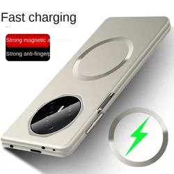 Ultra-Thin MagSafe Magnetic Phone Case with Slim Bezels and Hard Camera Protection for Honor Magic V3 (Gold)