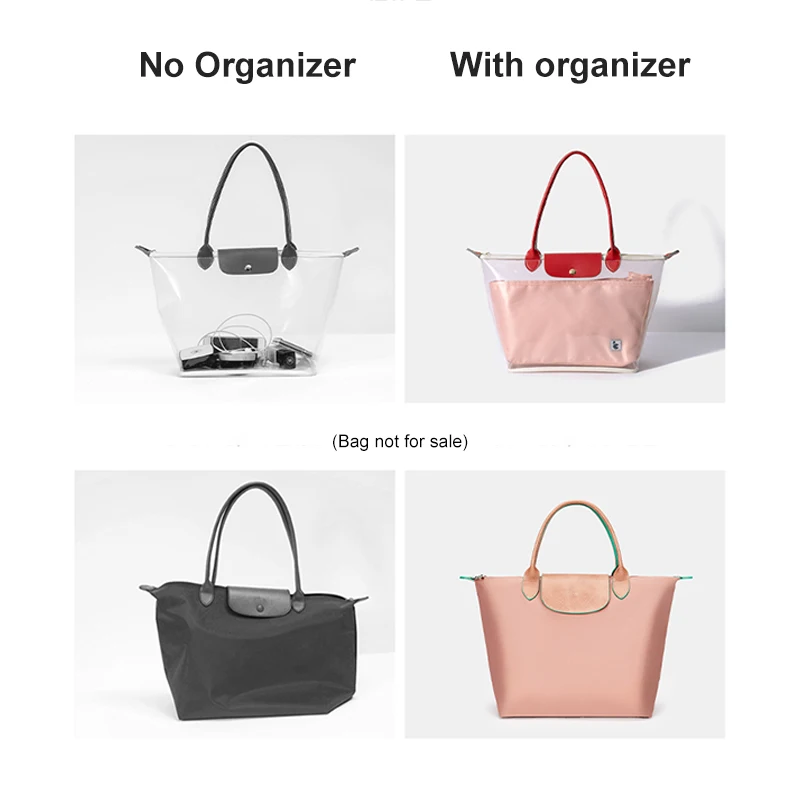 Storage For Longchamp Soft Nylon Insert Organizer Linner Bag Womens Makeup  Handbag Travel Inner Purse Portable Cosmetic Bags - AliExpress