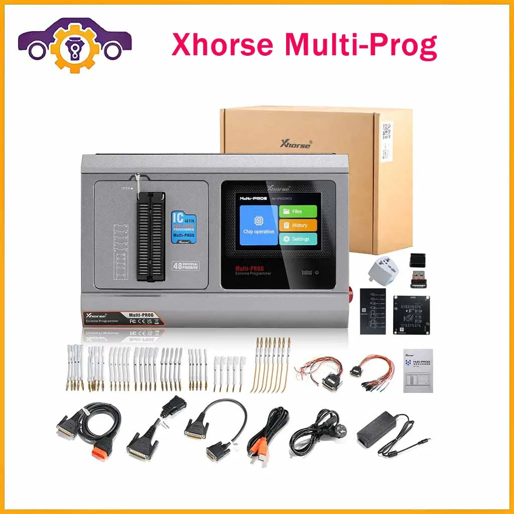 

XHORSE MultiProg Pro-level Multi Prog Programmer Read Write MCU and EEPROM Update Version of VVDI Prog with Free MQB48 License