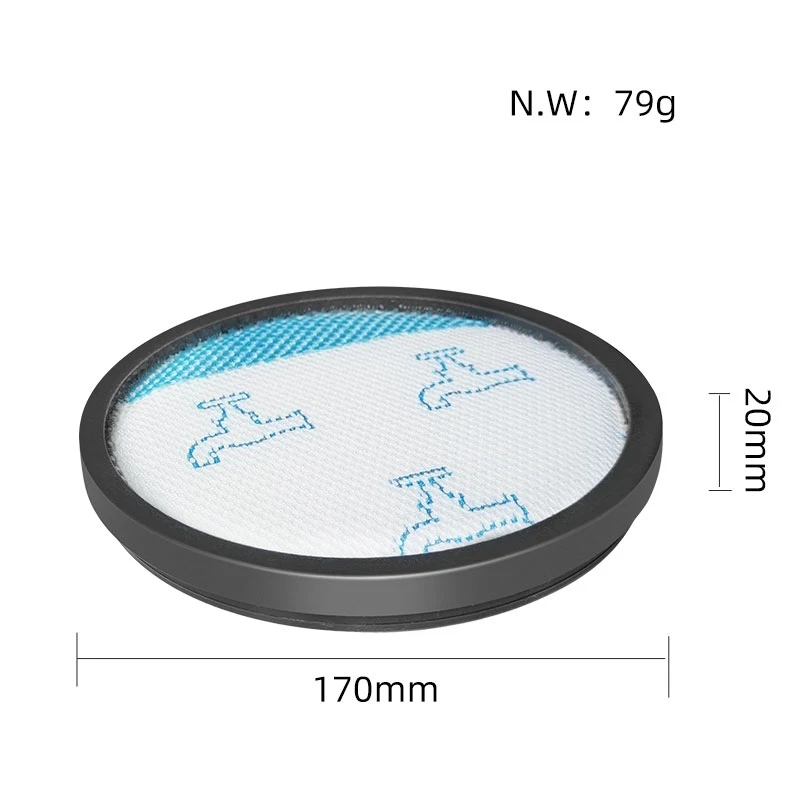 Hepa-Filter Baumwolle für Rowenta COMPACT POWER XXL RO4811EA RO4871EA RO4855EA RO4826EA RO4859EA RO4825EA RO4881EA ZR 780000 Teil – Detail 1