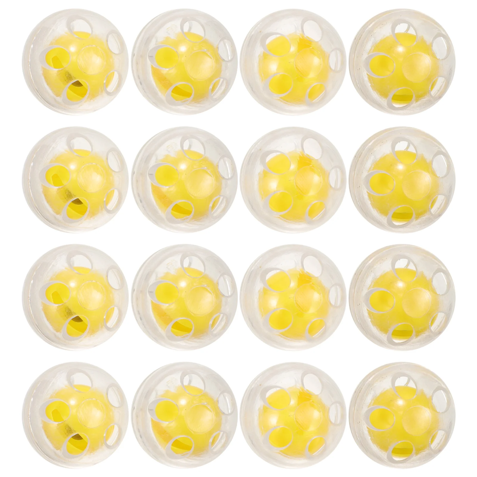 

50pcs Plush Toy Bells Plush Dolls Bell Replacement Hollowed Bell Ball For Toy Plush Toy Inset Sound Maker
