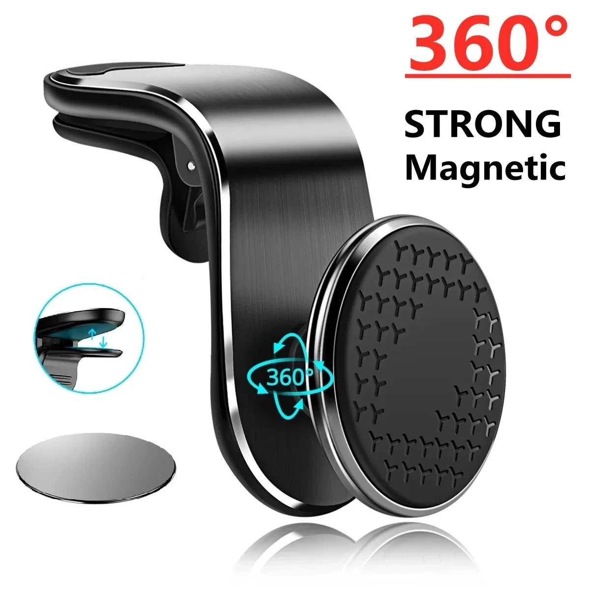 Magnetic-Car-Phone-Holder-Stand-Air-Vent-Magnet-Car-Mount-GPS ...
