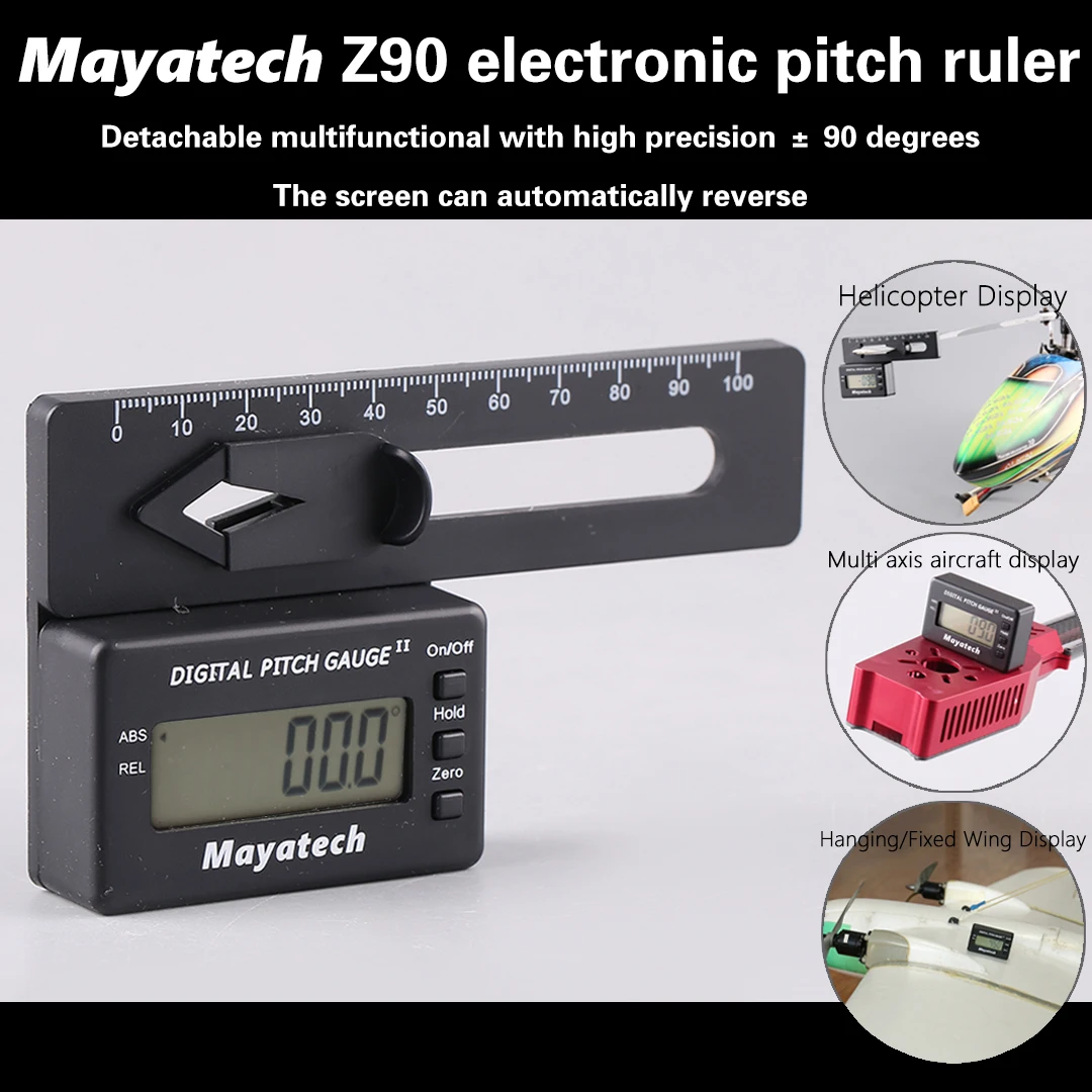 RC Helicopter Rotor Blade Pitch Gauge 450 Size And - Foto 4