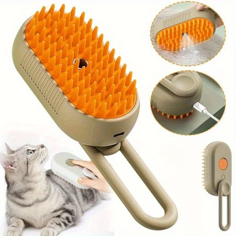3-in-1 Steam Grooming Brush 1