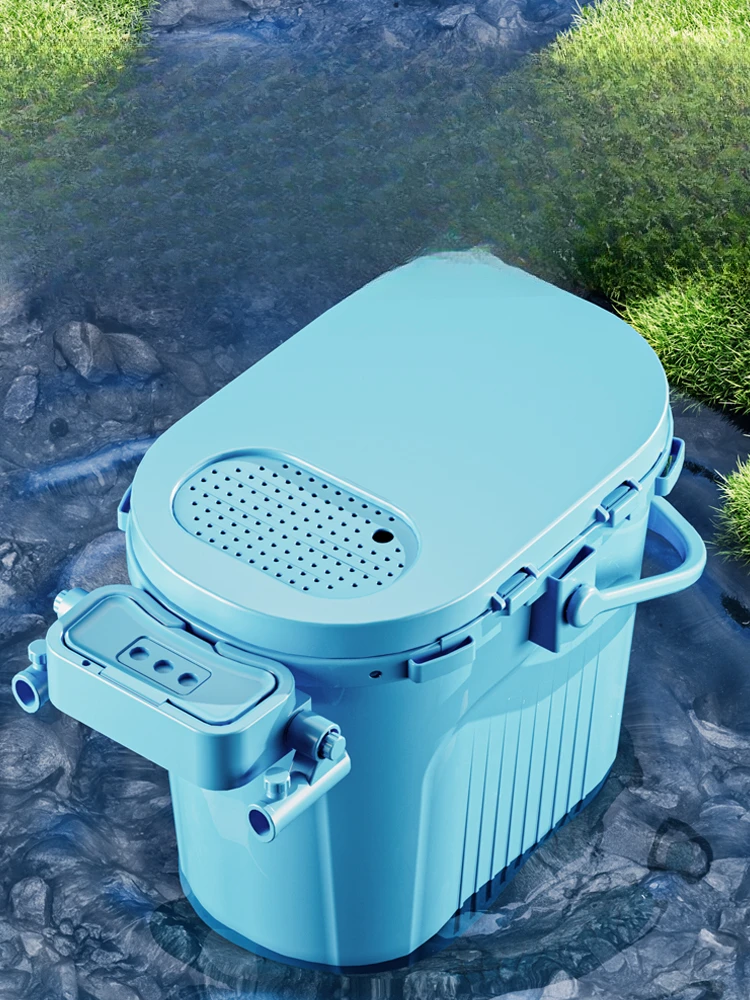

Ultra Light Fishing Bucket Mini Fishing Box Can Sit Fishing Bucket Thick Live Fish Bucket Fishing