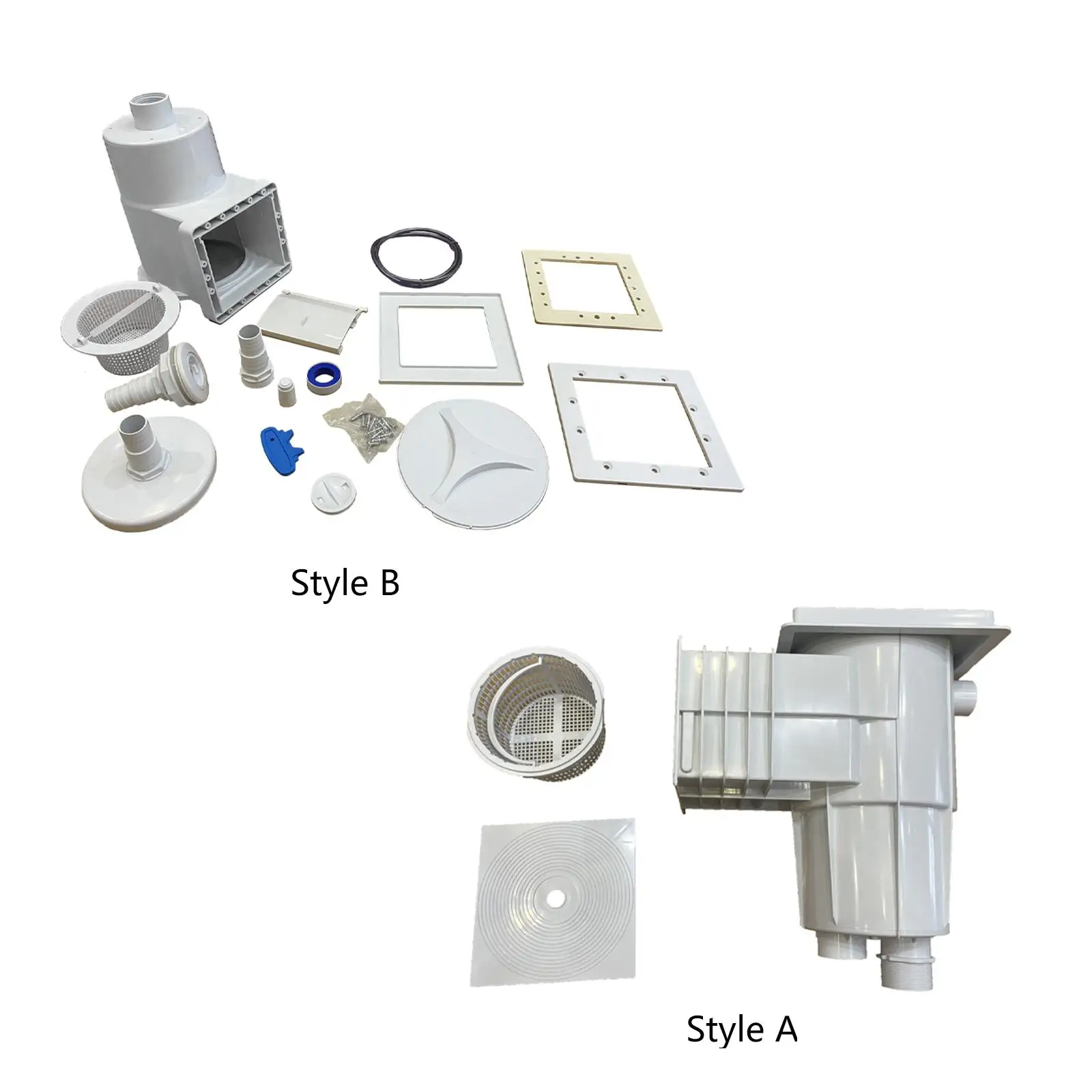 Ground Pool Kit Nozzle Water Outlet Wide Mouth Opening Ground Pool Filter for Swimming Pool Cleaning Equipment