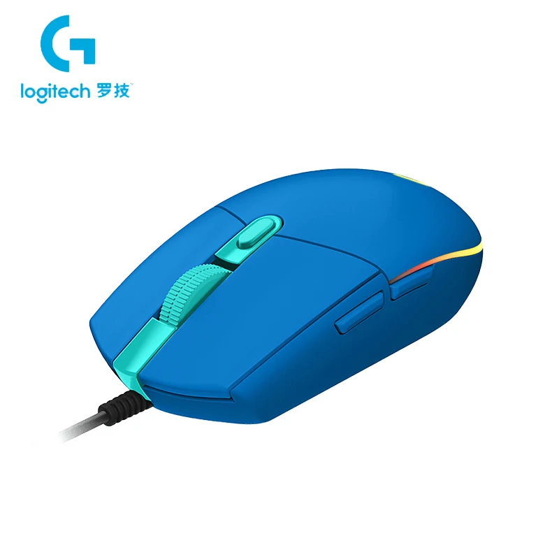 Logitech G102 Wired Mechanical Gaming Mouse Classic Lightweight Design Only 85G 200-8000DPI RGB Lighting Sync Mouse types of computer mouse Mice