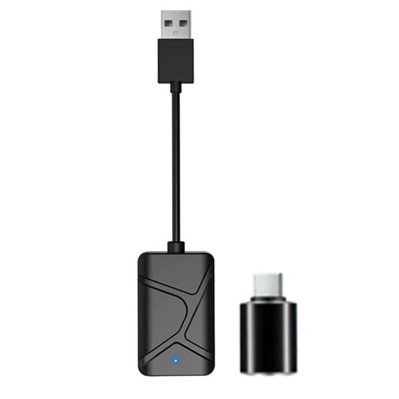 Advanced Wireless Play Adapter with Type C Connector Efficient ABS Play Adapter for CarPlay/Android Mobile OS Auto Integration