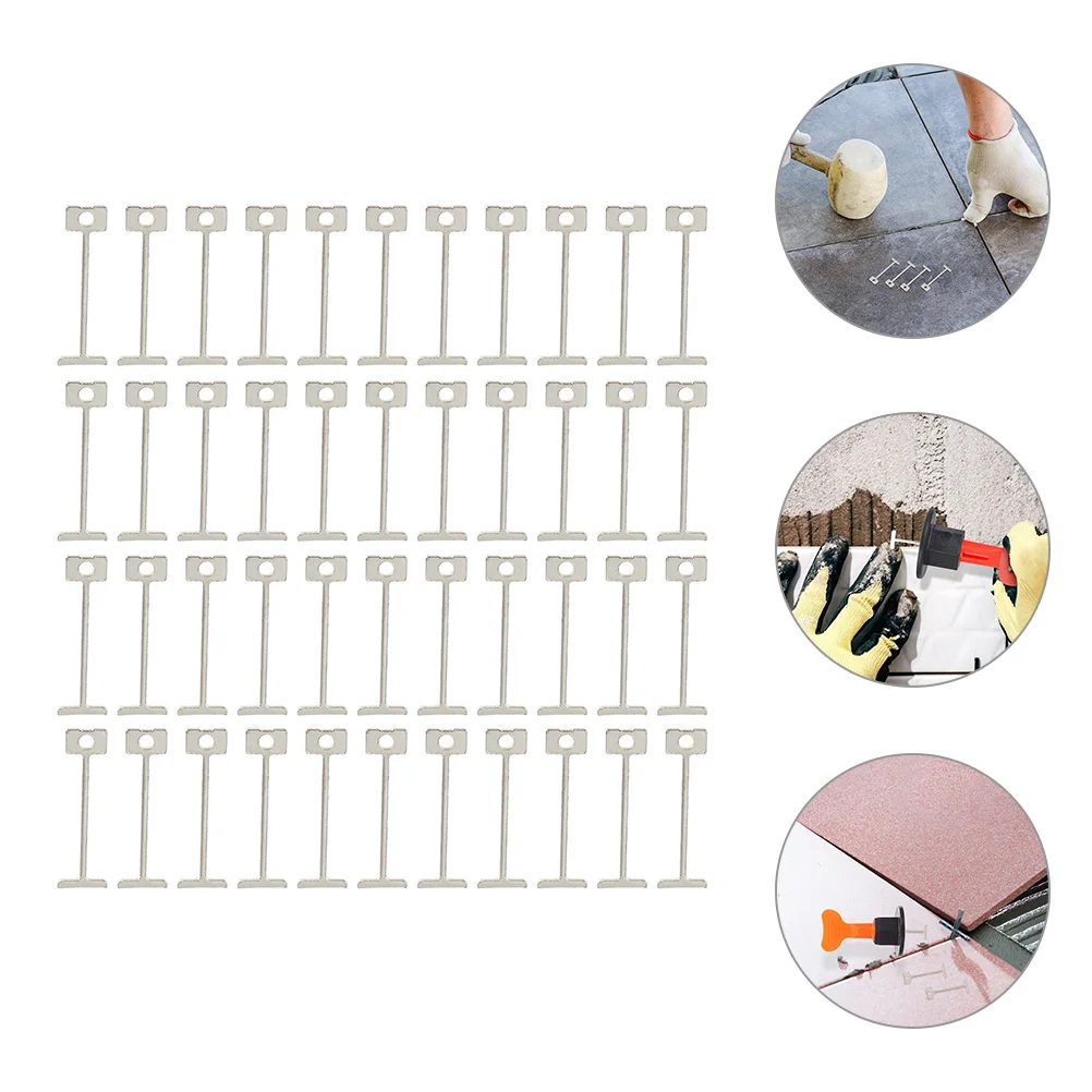 

Tile Spacers Steel Needles Flooring Tile Leveling Spacers Reusable Ceramic Tile Pin(1.5mm) Reusable Tile Leveler Steel