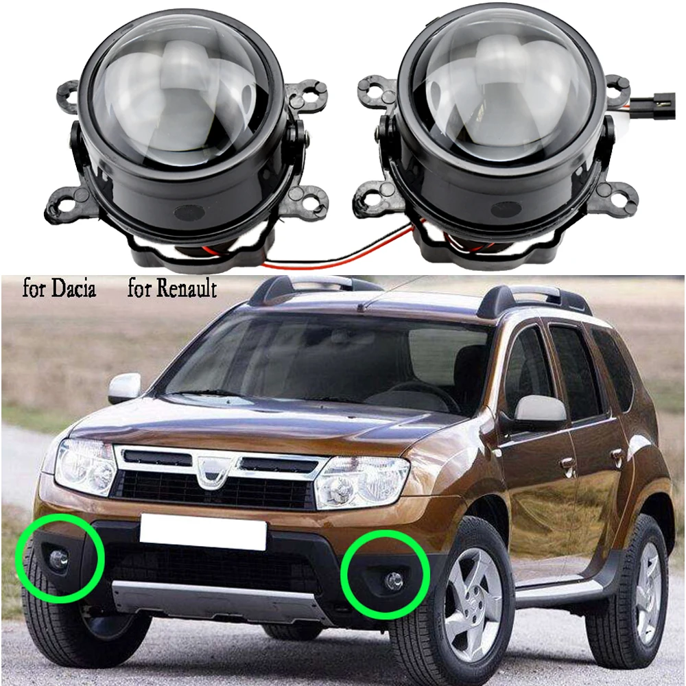 Fendinebbia Faro A Led Per Renault Megane 2/3 Duster Clio Fluence Thalia Koleos Kangoo 2003-2015 Fendinebbia Fendinebbia
