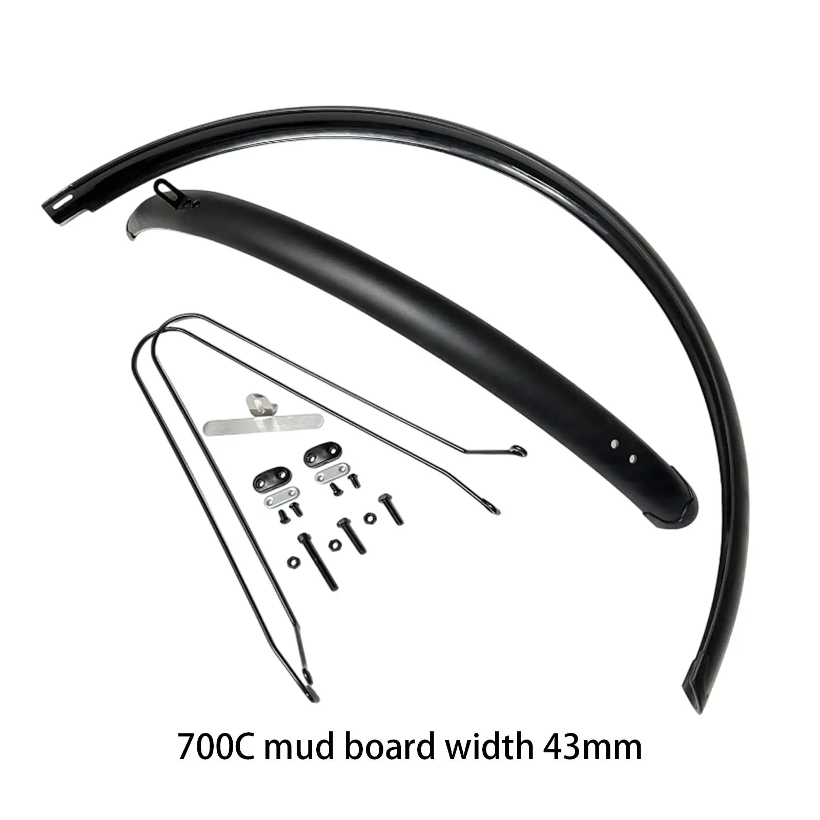 Bicycle Mudguard 700C Road Bike Front and Rear Set Accessory Wheel Mudflap Cover for Mountain bicycle fender