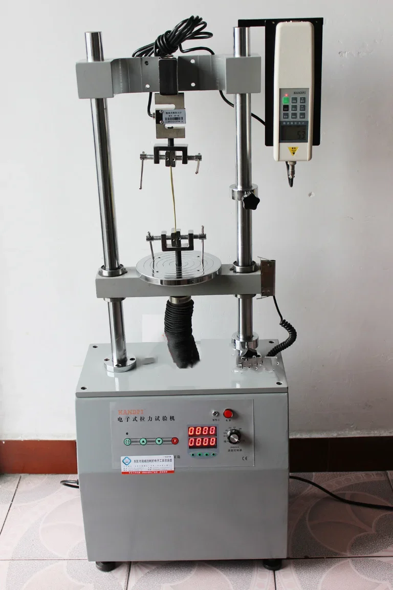 HDV-5000 Electric Double Column Vertical Test Stand 5000N 500KG Motorized Testing Machine 220mm detail image 2
