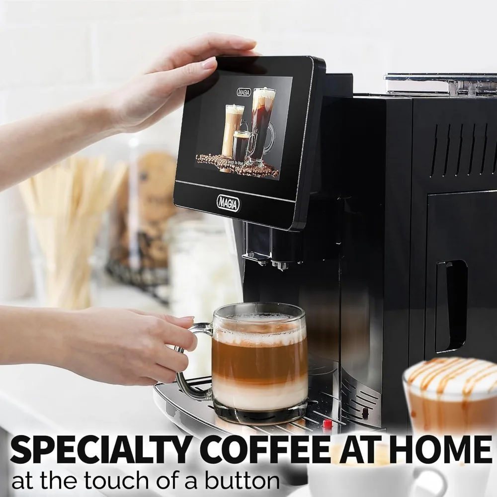Fully Automatic Espresso Machine With Grinder - 19 Customizable Coffee Options - Auto-Cleaning For Easy Maintenance 4