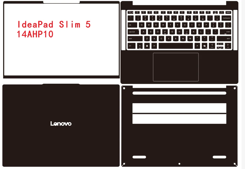 Lenovo IdeaPad Slim 5 14 Gen 10 2025 / IdeaPad Slim 3 Gen10 14 인치 용 전신 노트북 비닐 데칼 커버 스티커 보호대