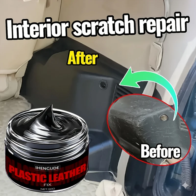 Car Plastic Repair Agent Interior Panel Polishing Wax Coating Paste Image 4