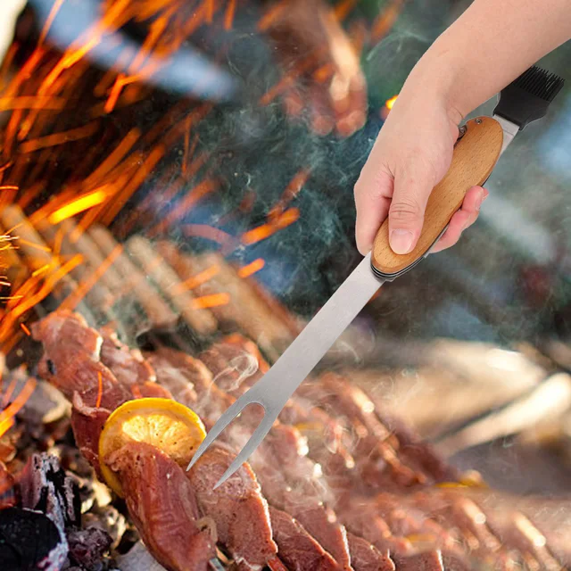 5 Az 1 Funkció Multifunkcionális Leválasztható Barbecue Szerszám Összecsukható Bbq Szerszámkészlet A Kültéri -Hoz - Image 4
