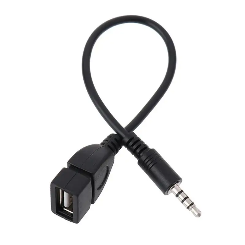 

Automobile 3.5mm Adapter Cable Converter Cable Male To USB Audio Jack Adapter AUX Input Adapter Cable High Fidelity Jack Cables