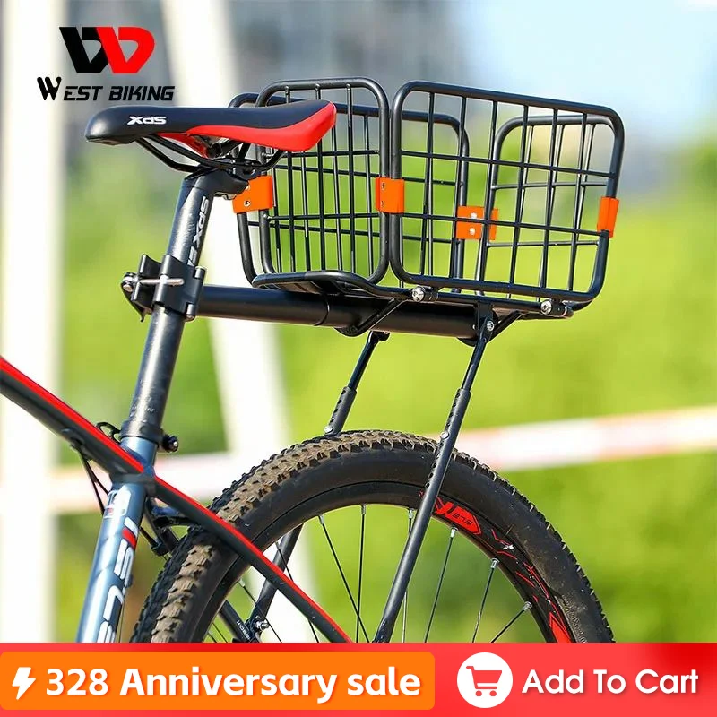 Basket For Bike Bicycle Ea Cago Ack, Quick Install, 3-in-1 Multi