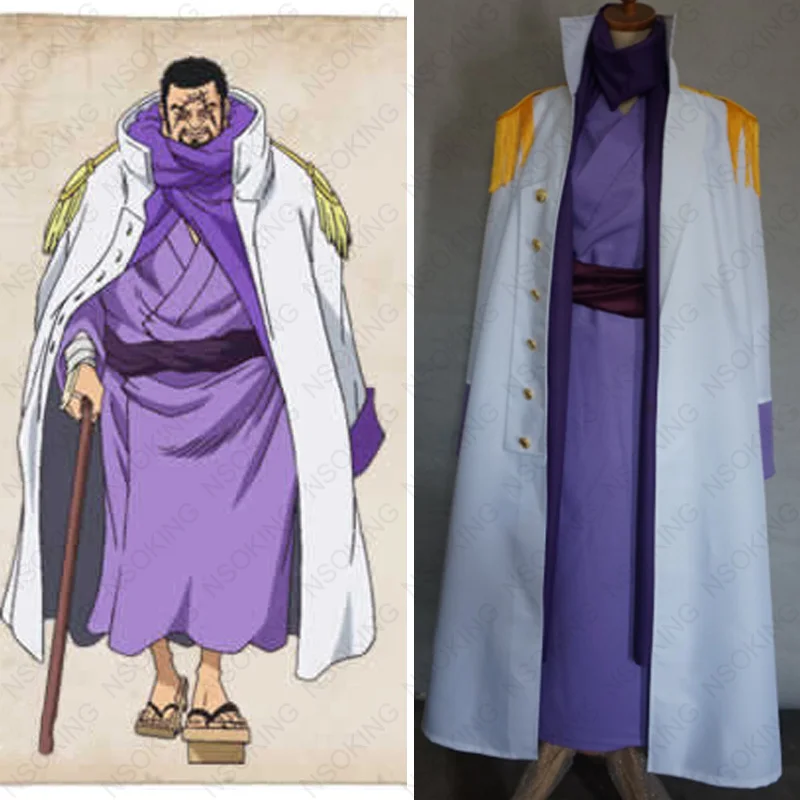 

One Fujitora Isshiou Cosplay Costume Whole Set