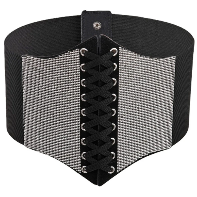 

Waist Belt Chain Idol Costume Belt for Wrap Dress Halter Dress Wide Belt for Suit Mini Skirt Jeans Body Accessories