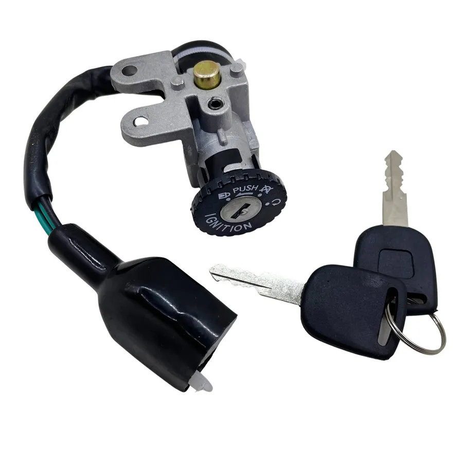 ScooterMopedSparePartsMotorcycle5WiresIgnitionSwitchLockKey