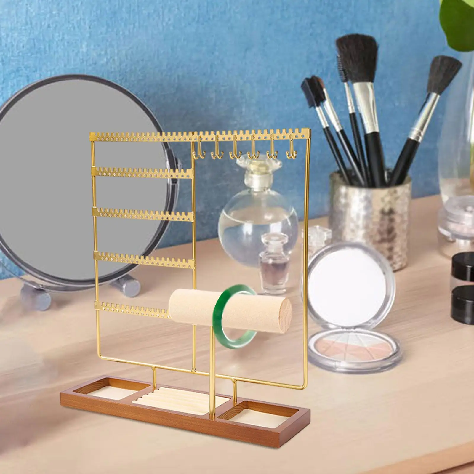 

Jewelry Organizer Display Rack Cufflinks with Earring Organizer Jewelry Stand Jewelry Holder for Shopping Mall Jewelry Store