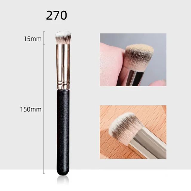 1 Pcs Foundation Concealer Brush, Premium Contour Blusher Brushes, Flawless Under Eye Dense Face Makeup Brush for Blending