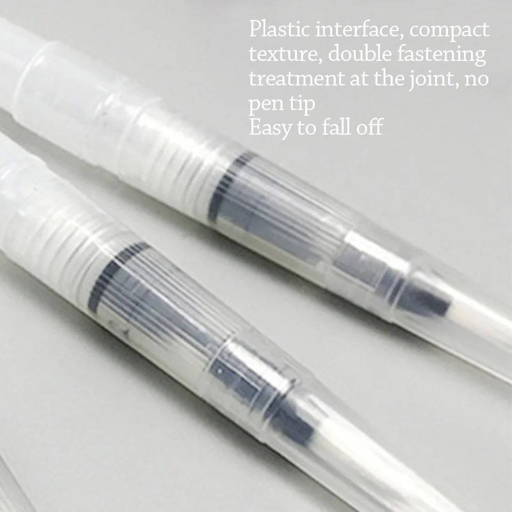 3/6Pcs Wasserlösliche Farbige Aquarell Weichen Stift Pinsel Kunststoff Nachfüllbare Wasser Stift Nylon Pinsel Kopf Malerei Kunst Liefert – Detail 11