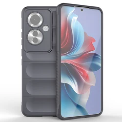 Shockproof Liquid Silicone Phone Case in Elegant Coque Design for Reno11 (Grey)
