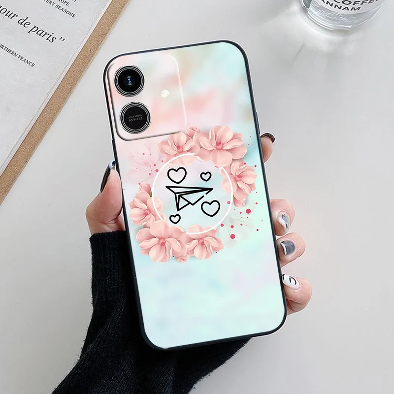 Luxury Astronaut Panda Soft Silicone Black TPU Phone Case Cover