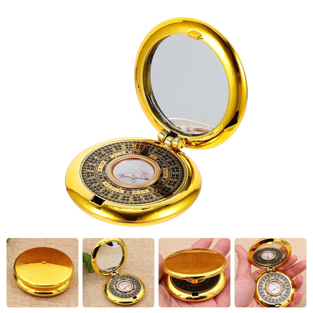 

Compass Pocket Vintage Ancient Round Metal Outdoor Navigation Tool Travel