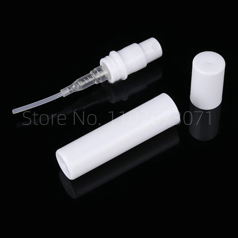 White Plastic Perfume Pen Atomizers Clasp Mini Plastic Spray Perfume Bottle Refillable Oil Bottles Atomizer
