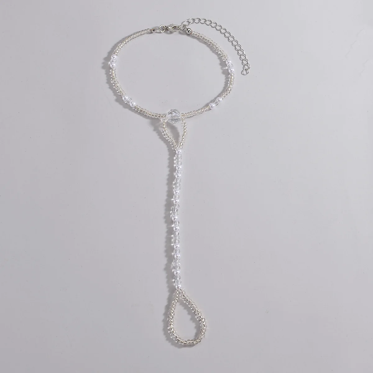 Beads Anklet Fashion Accessories Transparent Glass For Women