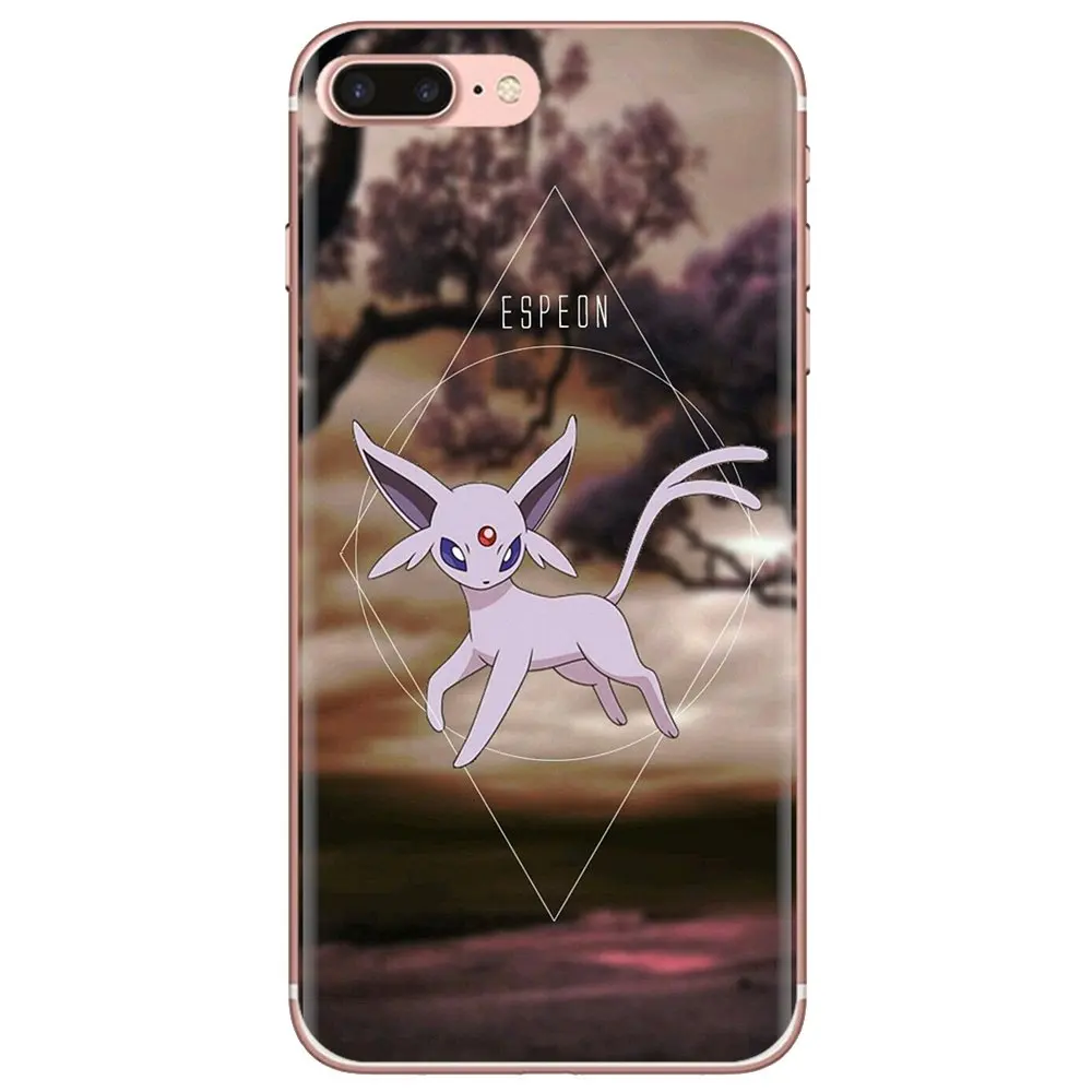 TPU Case Cover For Meizu M6 M5 M6S M5S M2 M3 M3S NOTE MX6 M6t 6 5 Pro Plus U20 cute cartoon anime espeon meizu phone case with stones craft Cases For Meizu