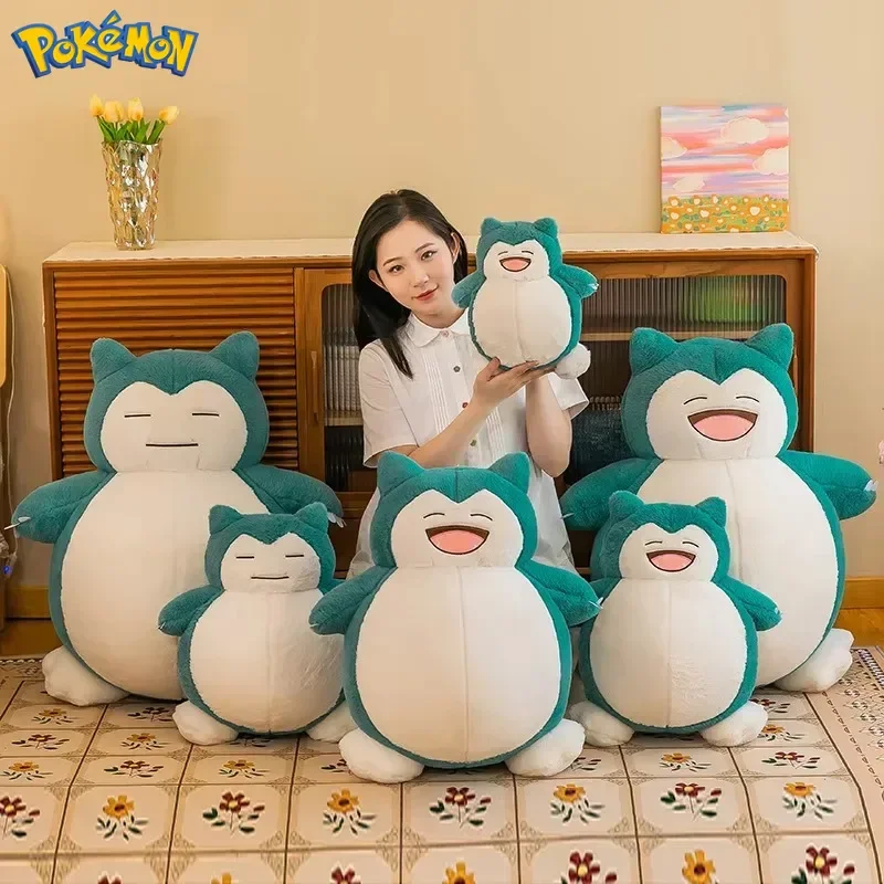 30/45/60CM Big Size Pokémon Cute Snorlax Plush Toy Cartoon Anime Plushies Peluche Home Decor Sleeping Pillow Children Toy Gift view 2