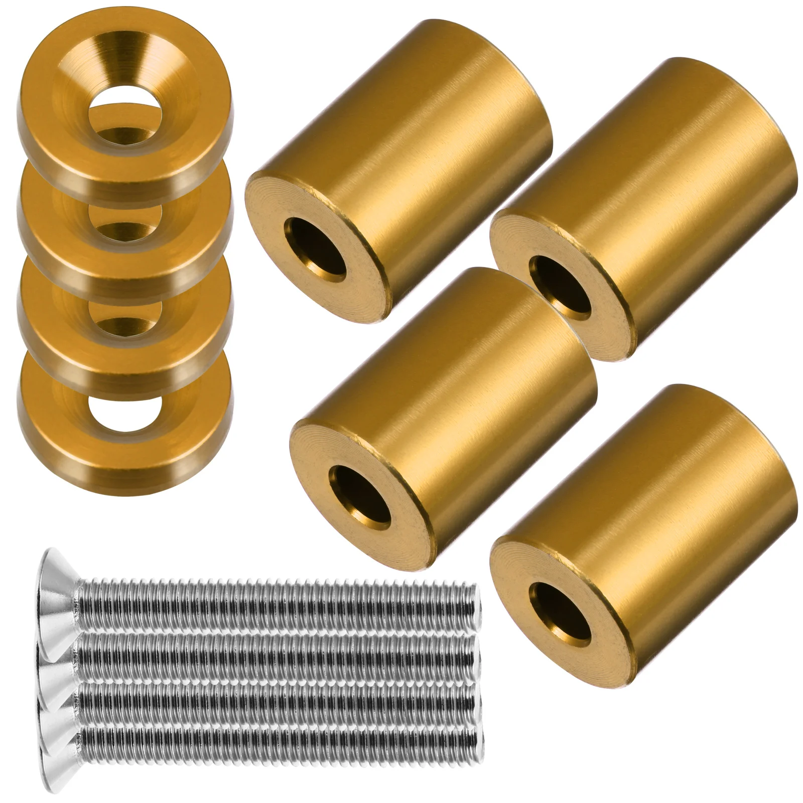 

Hood Ventilation Spacer Riser Engine Turbine Car Universal Kit Accessories Aluminum Alloy