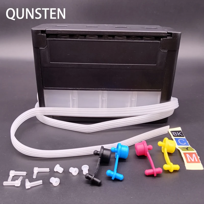 4 Color Universal CISS Ink Tank Replacement Parts DIY Tool Kits For Canon HP Brother Inkjet Printer Inks Case - AliExpress