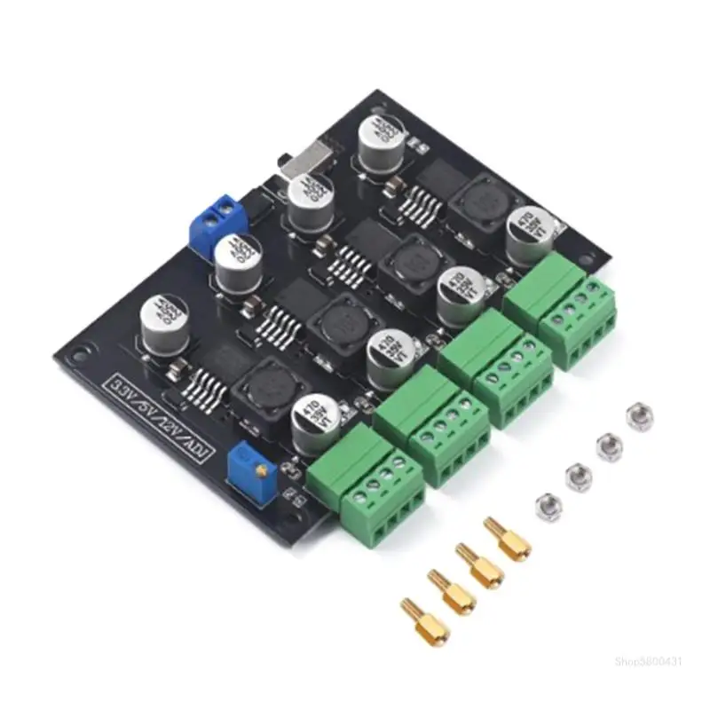 

Multi-Channel Power Supply Modules 3.3V/5V/12V/ADJ Adjustable