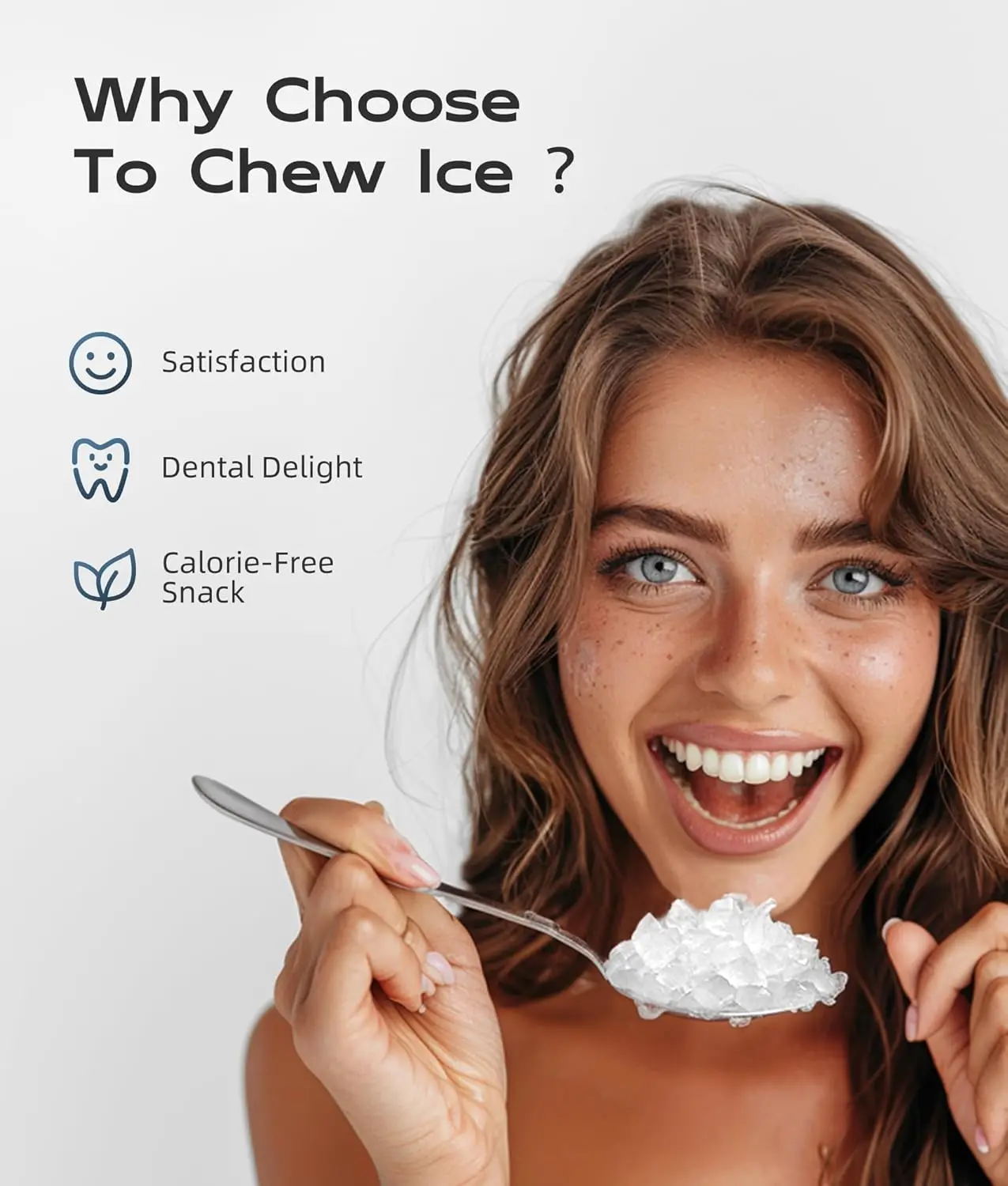 Nugget Maker , Maker with 33 lbs/24H, Crushed Pellet Cubes, One-Click Operation Ice Machine with Sel