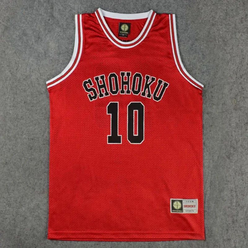 

Shohoku School Basketball Team 1-15 Sakuragi Hanamichi Jersey Tank Tops Shirt Sports Wear Uniform Cosplay