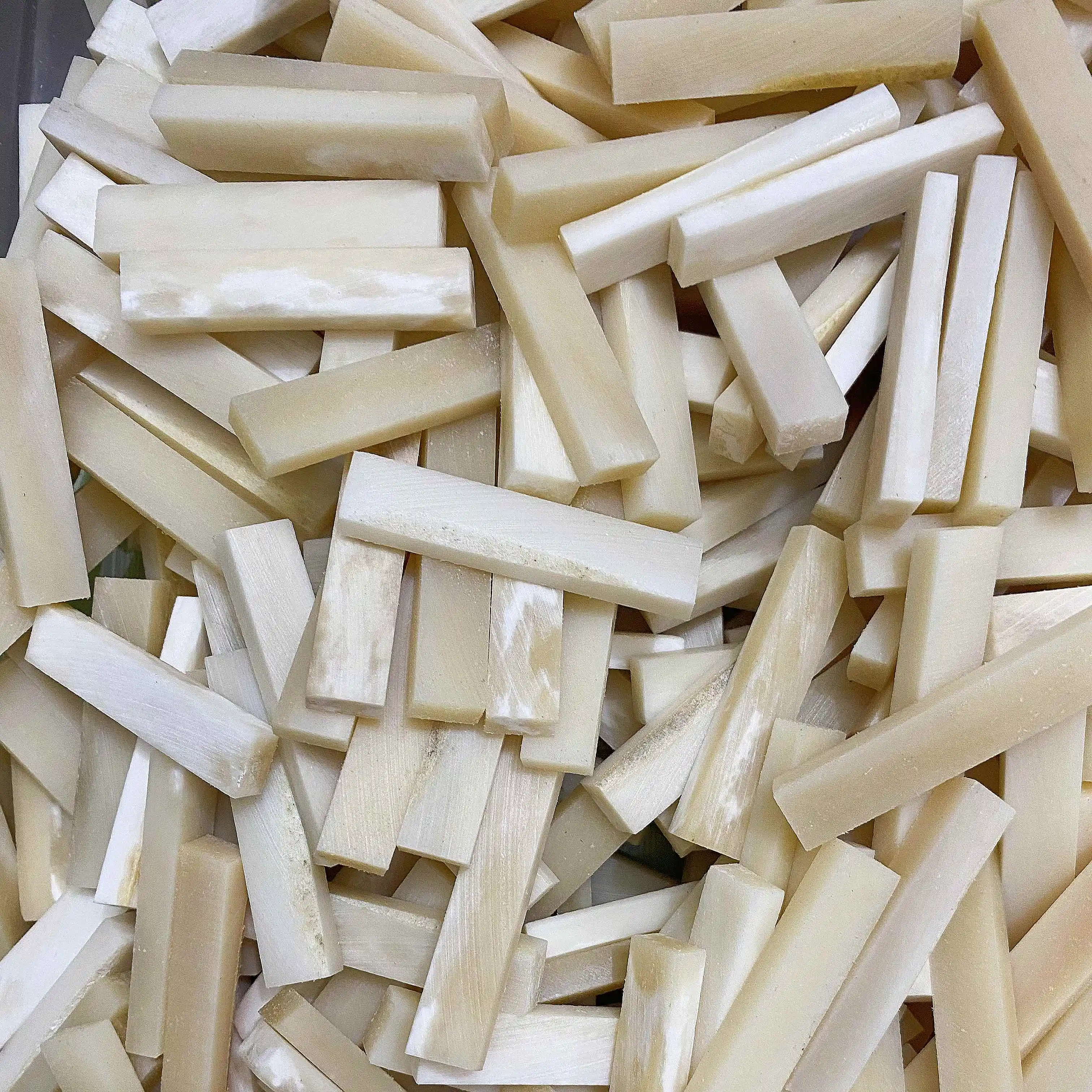 Guitar Bridge Nut Camel Unbleached Bone 4X 55x11x6.5mm