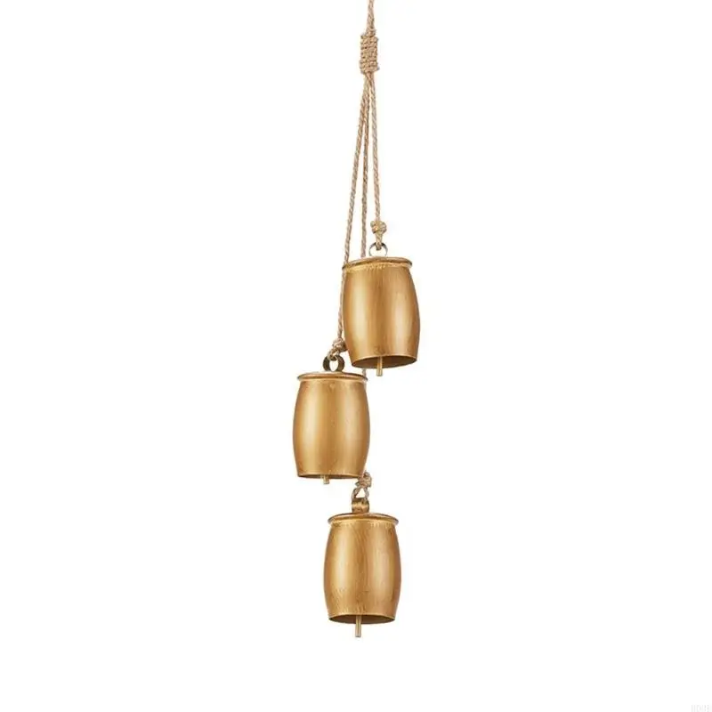 Metall-Weihnachtsglocken-Ornament mit klarem Klang für Party-Feiertagsdekoration B03E – Detail 5