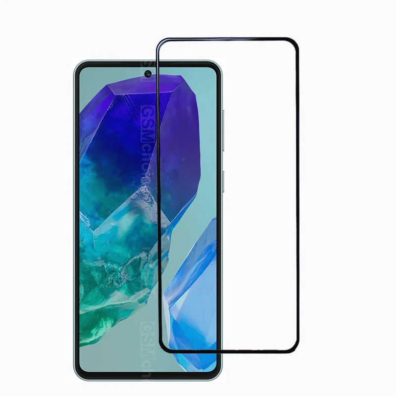 

2.5D HD закаленное стекло для Samsung Galaxy M55 5G черный край прозрачная Защита экрана для Samsung M55 Защитная передняя пленка