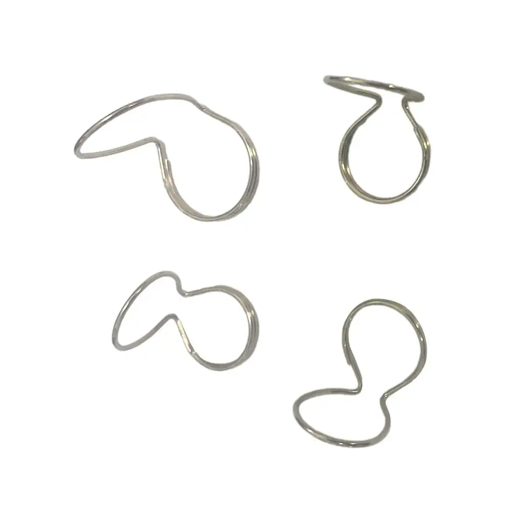 4Pcs Adjustable Metal Thumb Index Finger Guitar Picks Guitar Accessory Gold
