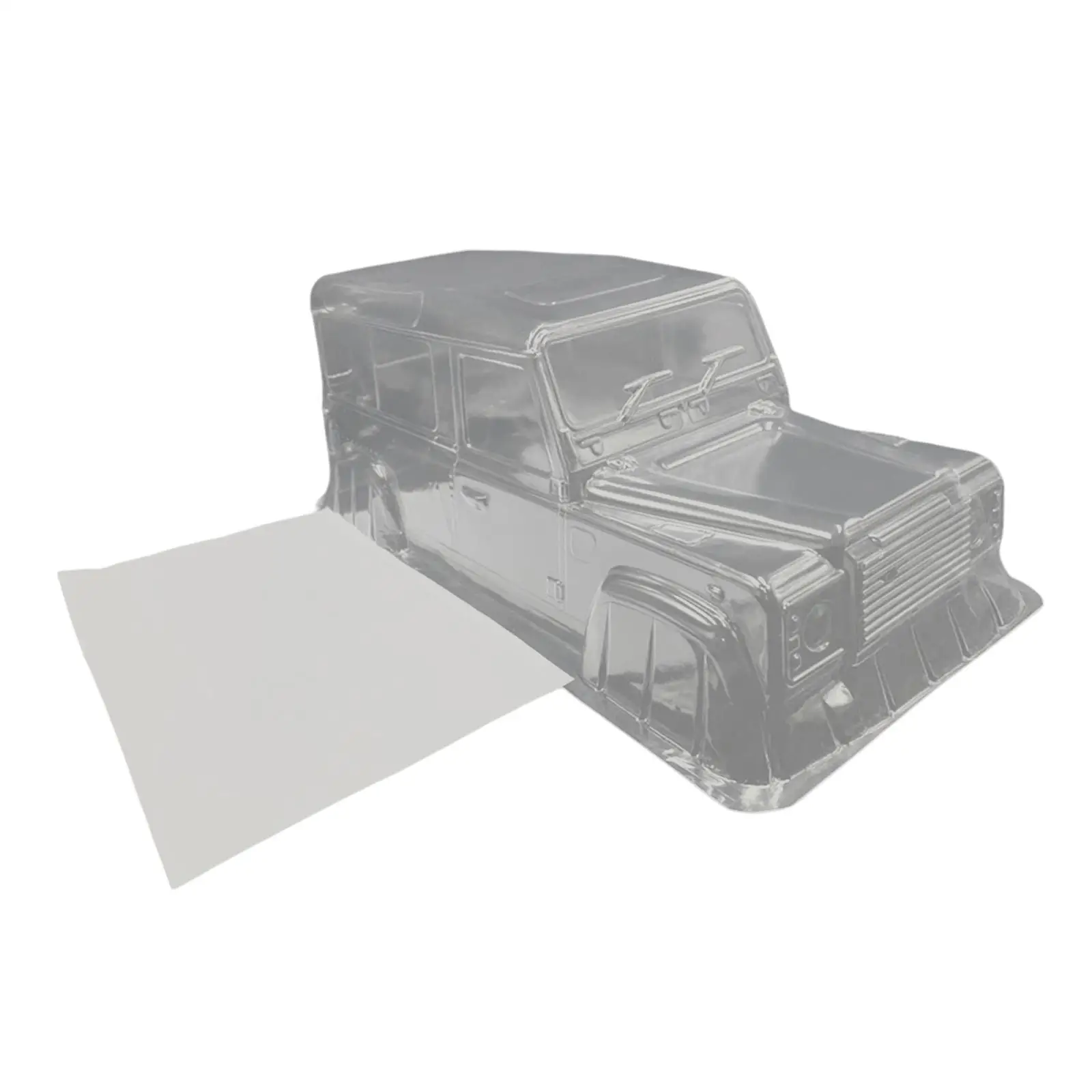 

Clear Body Clear RC Model Toy Accs 1:10 Car Body Shell for RC4WD /10 Truck Vehicles DIY Parts Replace Parts
