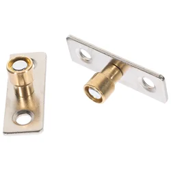 2 Pcs Barn Doors Rails Floor Bearing Retainer Sliding Guide Stainless Steel Roller Guides Stopper Bottom