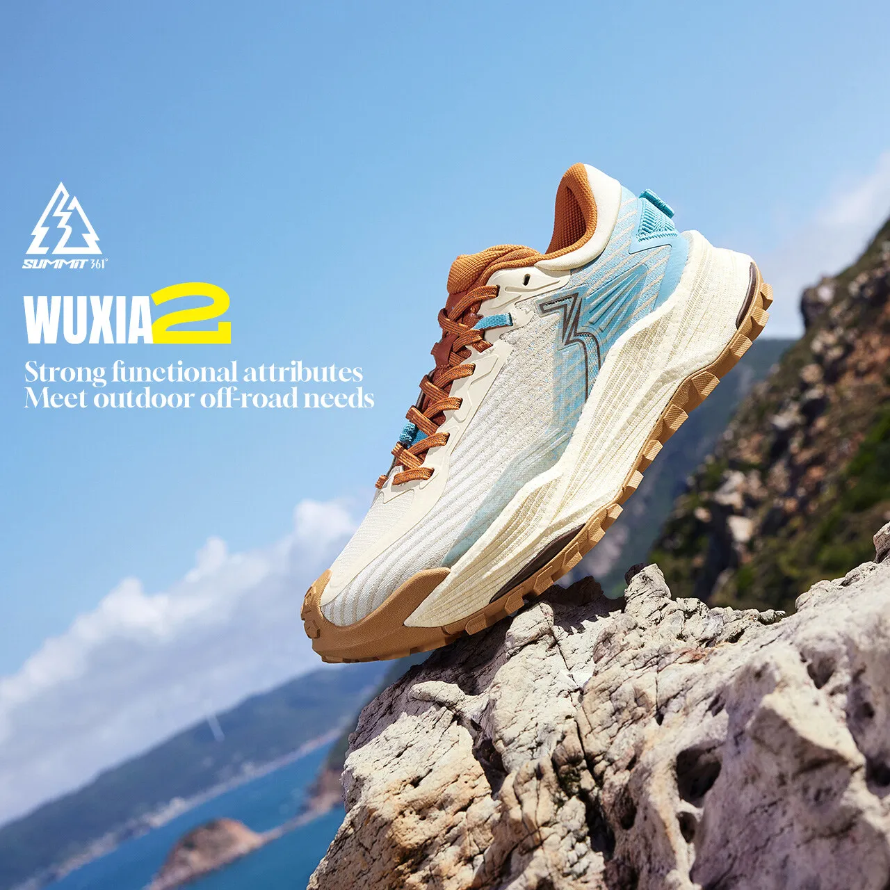 361 Degrees WUXIA 2 Running Shoes Light Breathable Cushioning Non